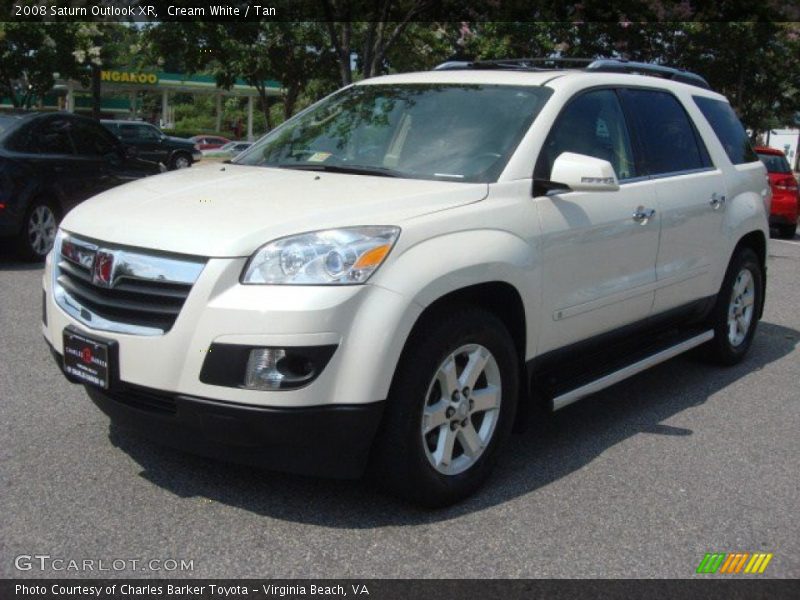 Cream White / Tan 2008 Saturn Outlook XR