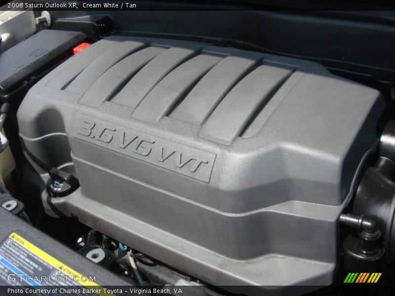 Cream White / Tan 2008 Saturn Outlook XR