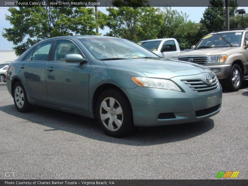 Aloe Green Metallic / Bisque 2008 Toyota Camry LE