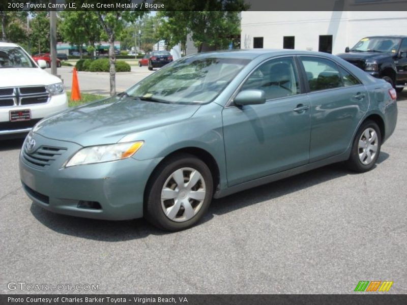 Aloe Green Metallic / Bisque 2008 Toyota Camry LE