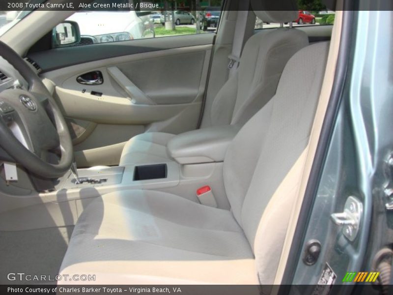 Aloe Green Metallic / Bisque 2008 Toyota Camry LE