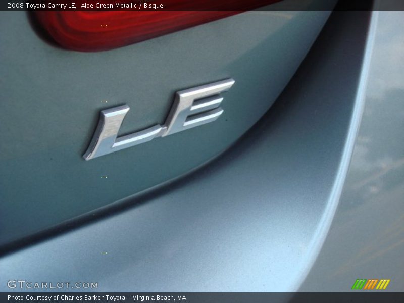 Aloe Green Metallic / Bisque 2008 Toyota Camry LE