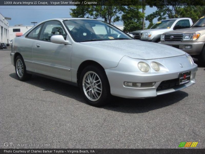 Vogue Silver Metallic / Graphite 1999 Acura Integra LS Coupe