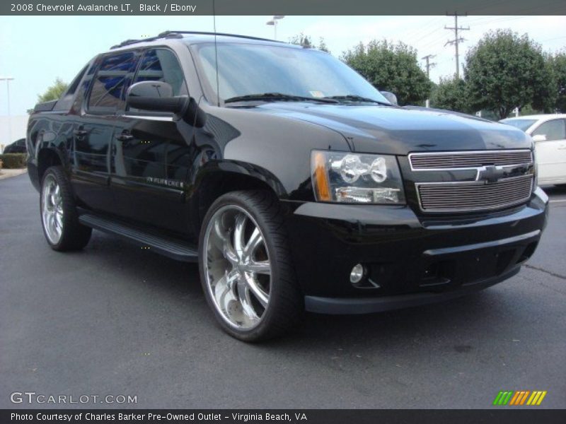 Black / Ebony 2008 Chevrolet Avalanche LT