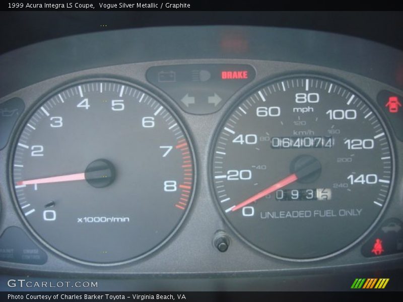  1999 Integra LS Coupe LS Coupe Gauges