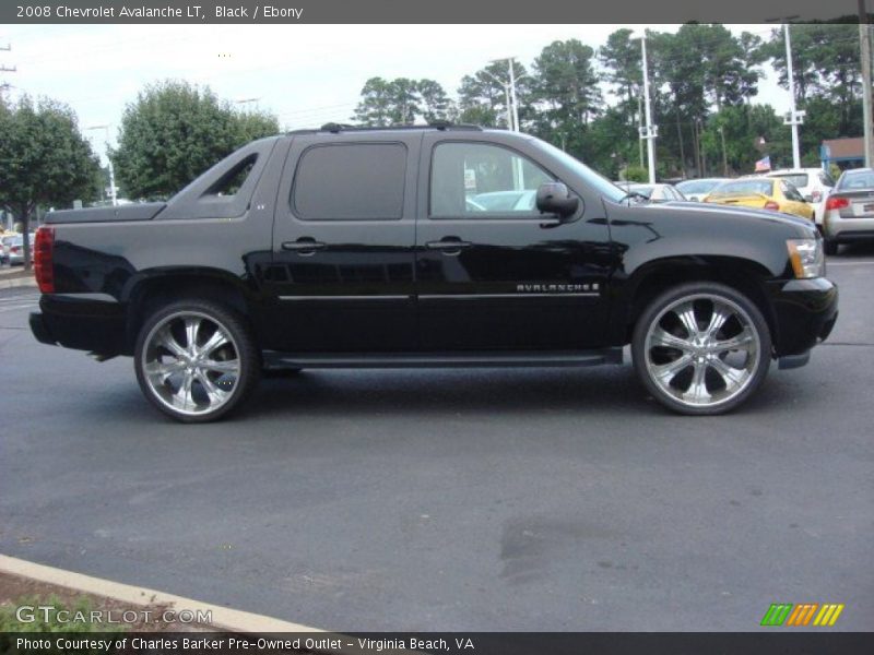 Black / Ebony 2008 Chevrolet Avalanche LT