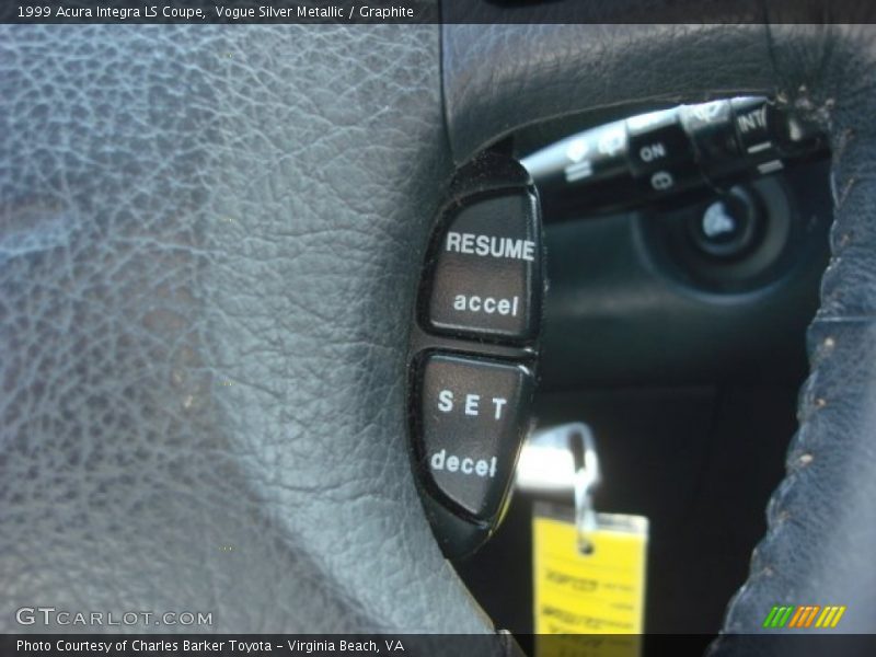 Vogue Silver Metallic / Graphite 1999 Acura Integra LS Coupe