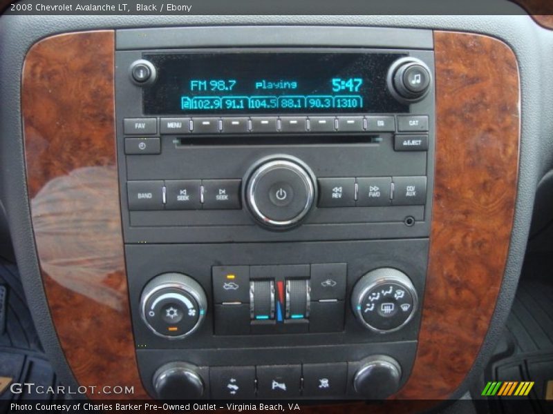 Controls of 2008 Avalanche LT