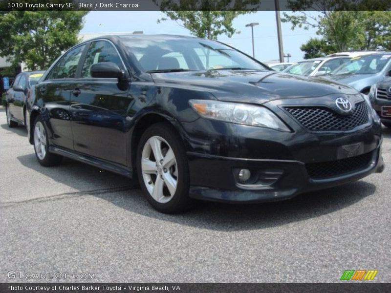 Black / Dark Charcoal 2010 Toyota Camry SE