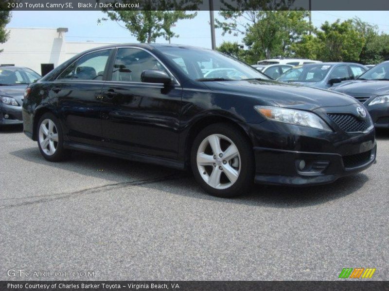 Black / Dark Charcoal 2010 Toyota Camry SE