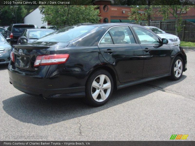 Black / Dark Charcoal 2010 Toyota Camry SE