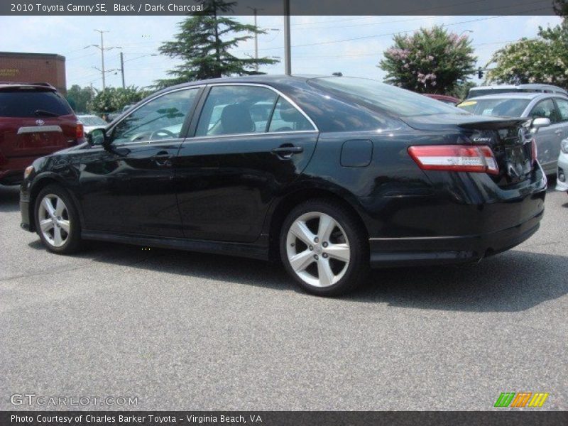 Black / Dark Charcoal 2010 Toyota Camry SE