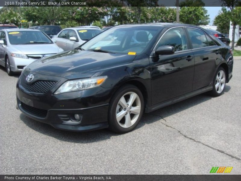 Black / Dark Charcoal 2010 Toyota Camry SE