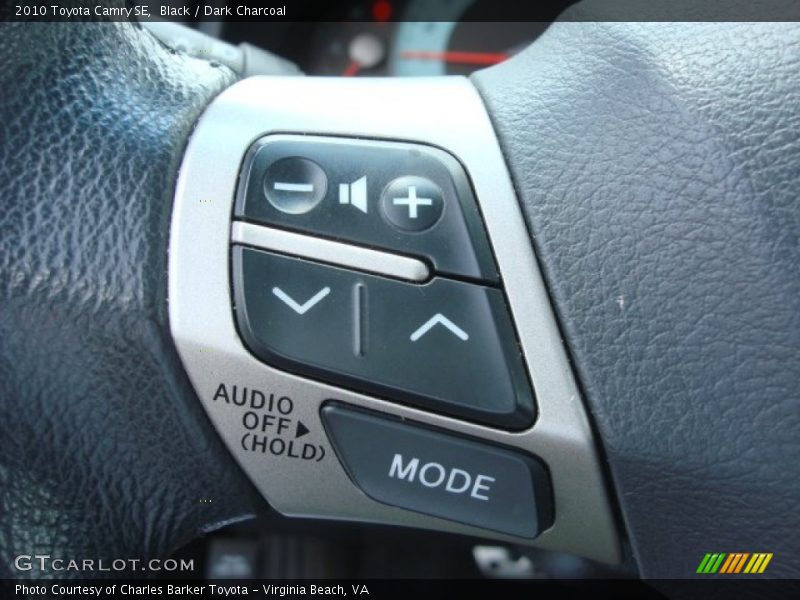 Black / Dark Charcoal 2010 Toyota Camry SE