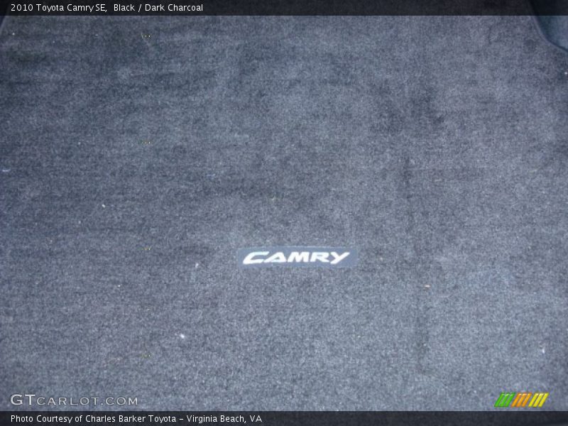 Black / Dark Charcoal 2010 Toyota Camry SE