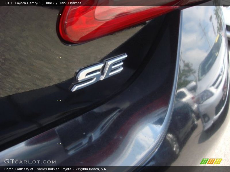 Black / Dark Charcoal 2010 Toyota Camry SE