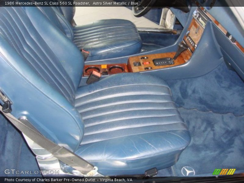 Front Seat of 1986 SL Class 560 SL Roadster