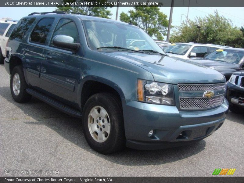 Blue Granite Metallic / Light Cashmere/Dark Cashmere 2010 Chevrolet Tahoe LT 4x4