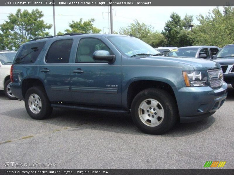 Blue Granite Metallic / Light Cashmere/Dark Cashmere 2010 Chevrolet Tahoe LT 4x4