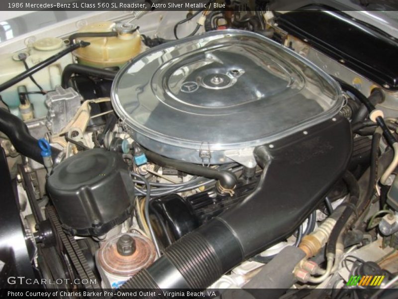  1986 SL Class 560 SL Roadster Engine - 5.6 Liter SOHC 16-Valve V8