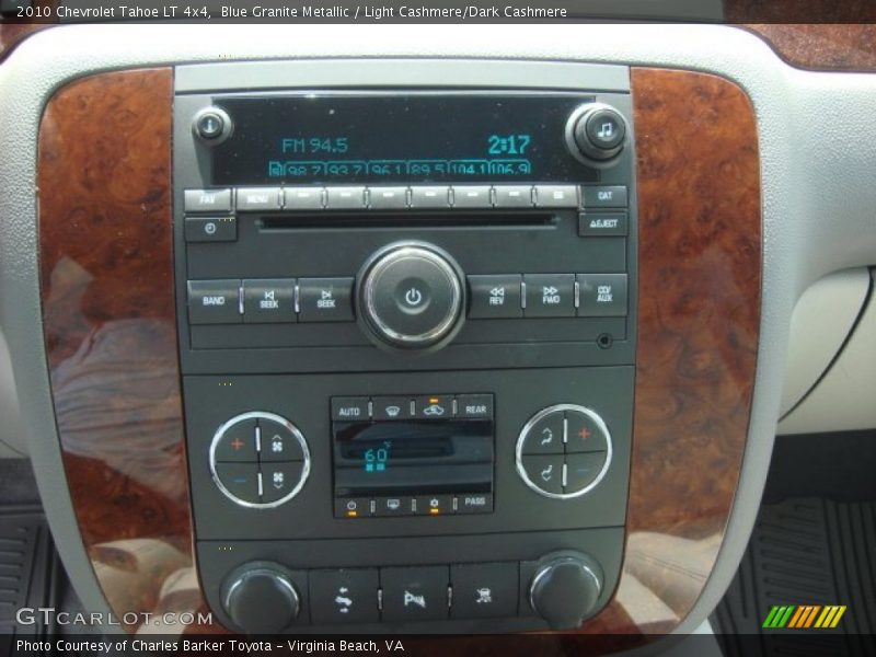 Blue Granite Metallic / Light Cashmere/Dark Cashmere 2010 Chevrolet Tahoe LT 4x4