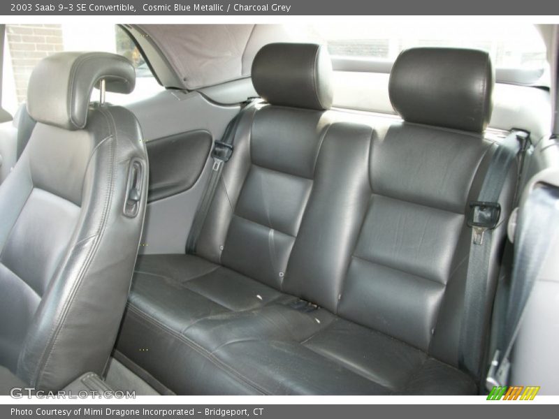 Rear Seat of 2003 9-3 SE Convertible