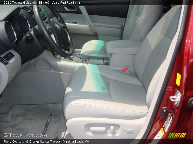 Salsa Red Pearl / Ash 2010 Toyota Highlander SE 4WD
