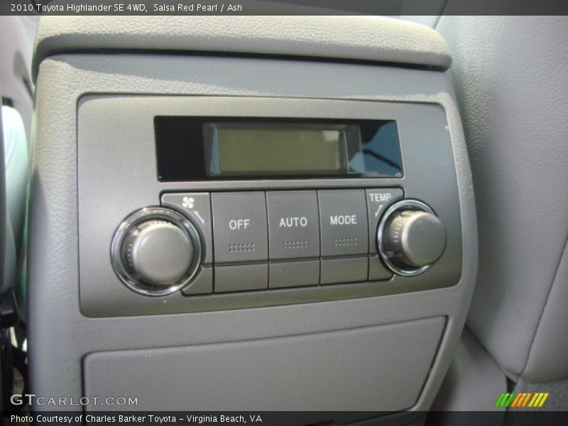 Salsa Red Pearl / Ash 2010 Toyota Highlander SE 4WD