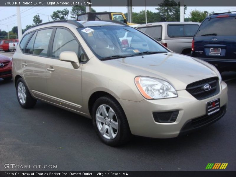 Light Almond Beige / Gray 2008 Kia Rondo LX V6