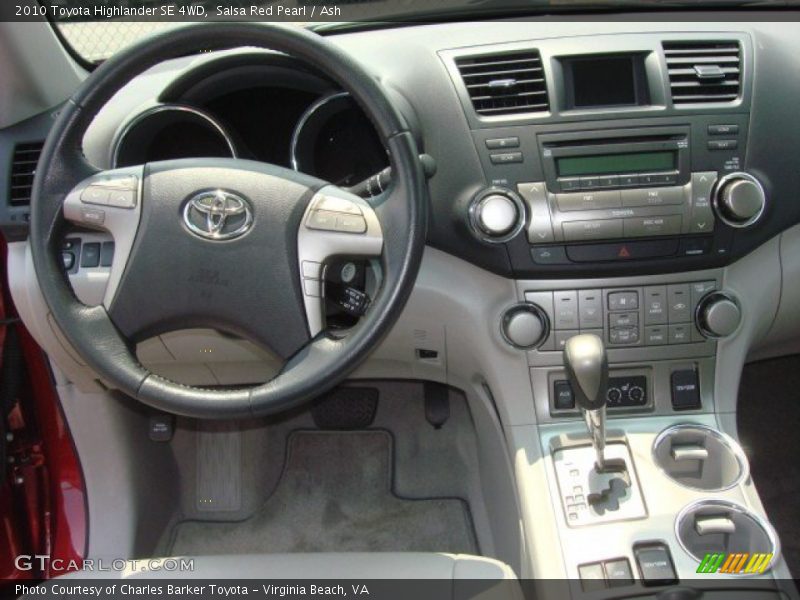 Salsa Red Pearl / Ash 2010 Toyota Highlander SE 4WD