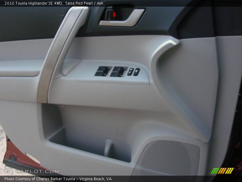 Salsa Red Pearl / Ash 2010 Toyota Highlander SE 4WD