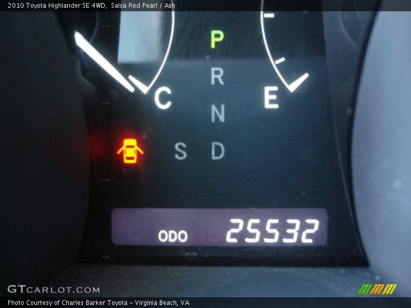 Salsa Red Pearl / Ash 2010 Toyota Highlander SE 4WD