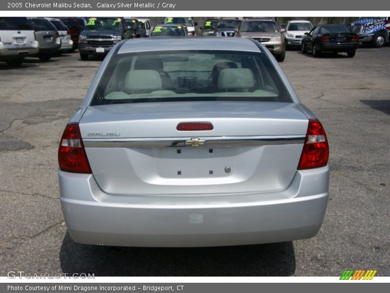 Galaxy Silver Metallic / Gray 2005 Chevrolet Malibu Sedan