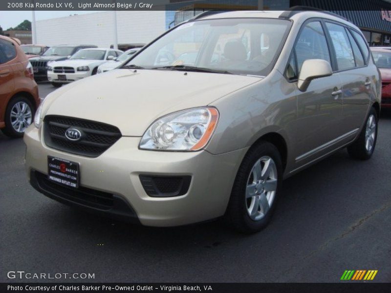 Light Almond Beige / Gray 2008 Kia Rondo LX V6