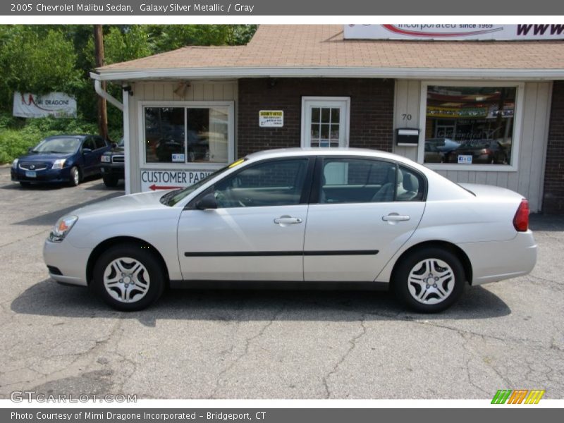 Galaxy Silver Metallic / Gray 2005 Chevrolet Malibu Sedan