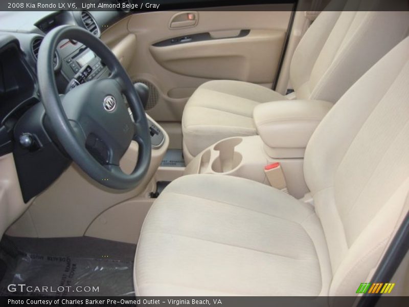 Front Seat of 2008 Rondo LX V6