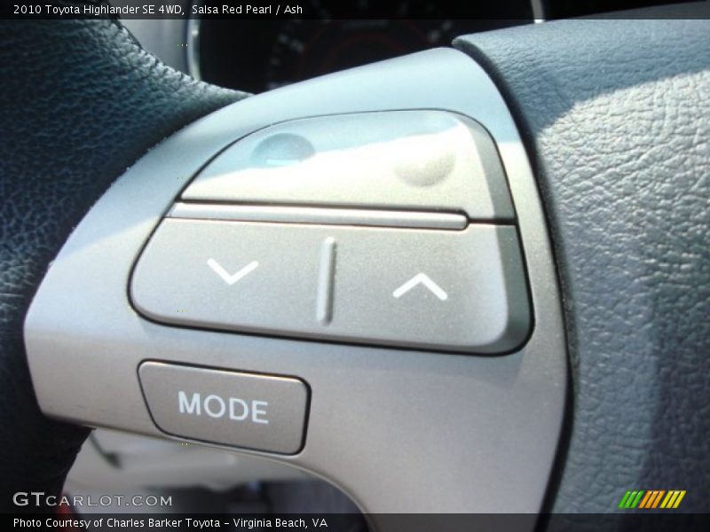 Salsa Red Pearl / Ash 2010 Toyota Highlander SE 4WD