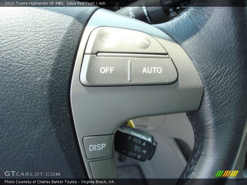 Salsa Red Pearl / Ash 2010 Toyota Highlander SE 4WD