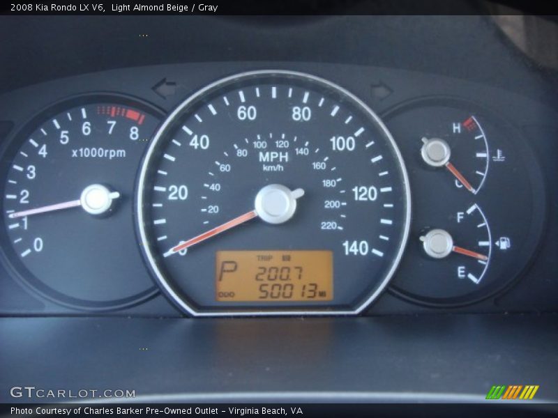  2008 Rondo LX V6 LX V6 Gauges