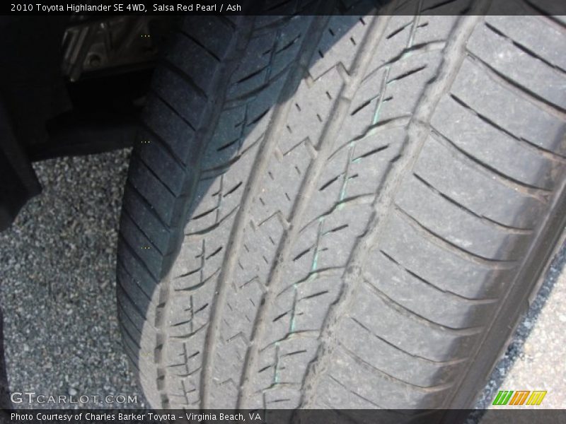 Salsa Red Pearl / Ash 2010 Toyota Highlander SE 4WD