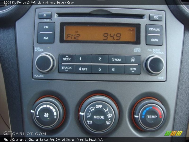 Audio System of 2008 Rondo LX V6