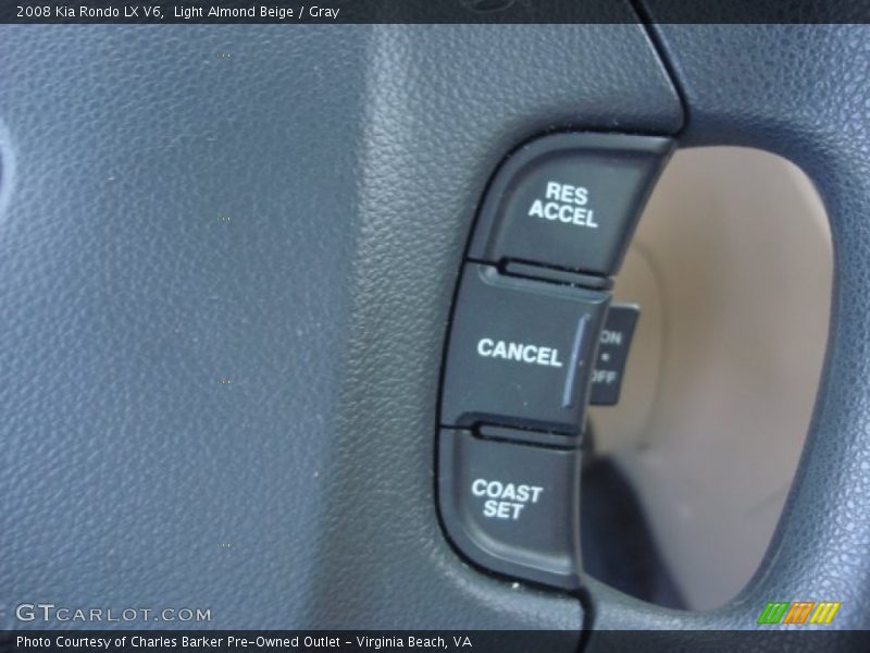 Light Almond Beige / Gray 2008 Kia Rondo LX V6