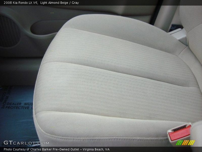 Light Almond Beige / Gray 2008 Kia Rondo LX V6