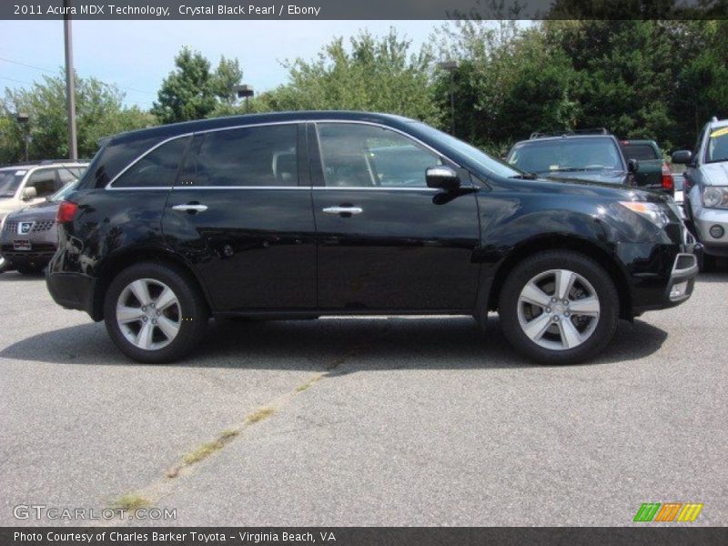 Crystal Black Pearl / Ebony 2011 Acura MDX Technology
