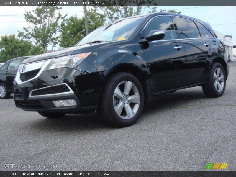 Crystal Black Pearl / Ebony 2011 Acura MDX Technology