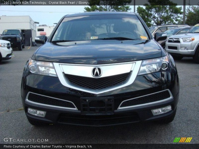 Crystal Black Pearl / Ebony 2011 Acura MDX Technology