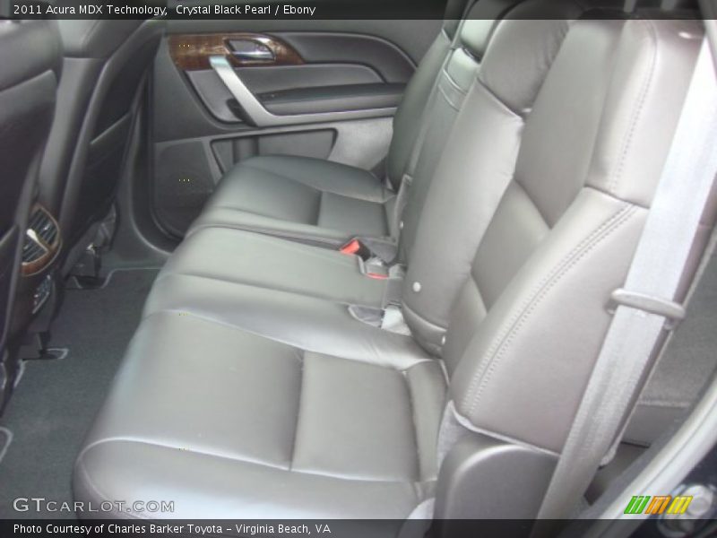 Rear Seat of 2011 MDX Technology