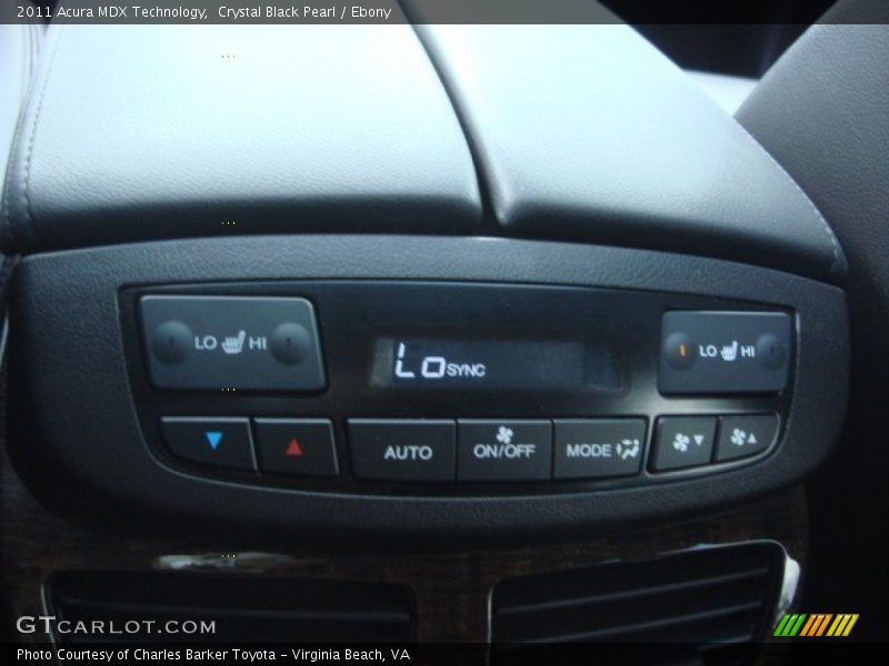 Controls of 2011 MDX Technology