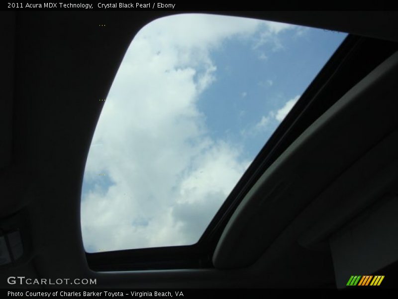 Crystal Black Pearl / Ebony 2011 Acura MDX Technology