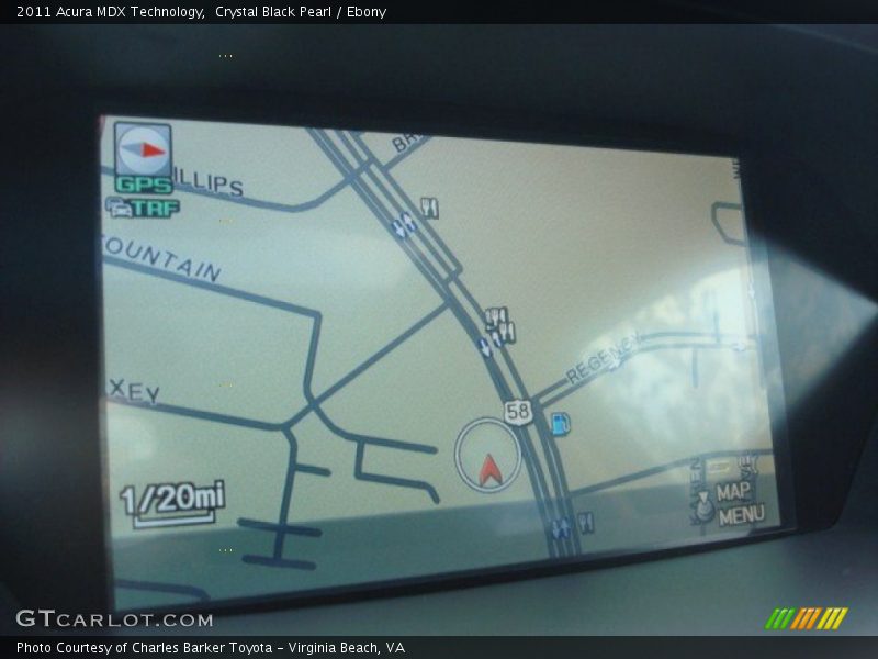 Navigation of 2011 MDX Technology